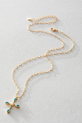 Joy Dravecky Camille Cross Necklace