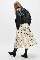 Full Swing Printed Midi Skirt