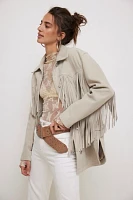We The Free Fringe Out Suede Jacket