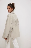 We The Free Fringe Out Suede Jacket