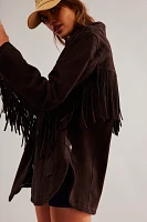 We The Free Fringe Out Suede Jacket