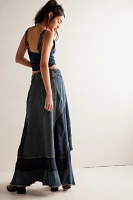 We The Free New Rules Denim Maxi Skirt