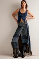 We The Free New Rules Denim Maxi Skirt