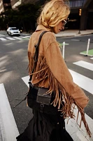 Fringe Out Vegan Suede Jacket