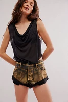 OneTeaspoon Fools Gold Bandits Low-Waist Shorts