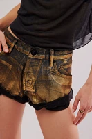 OneTeaspoon Fools Gold Bandits Low-Waist Shorts