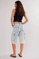 OneTeaspoon Skater Girl Wide-Leg Shorts