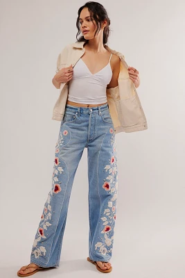 Citizens of Humanity Ayla Embroidered Baggy Jeans