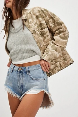 OneTeaspoon Rollers Low-Waist Denim Shorts