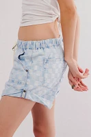 OneTeaspoon Checkmate Shabby Bandit Shorts