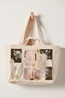 Denim & Bone Tote Bag