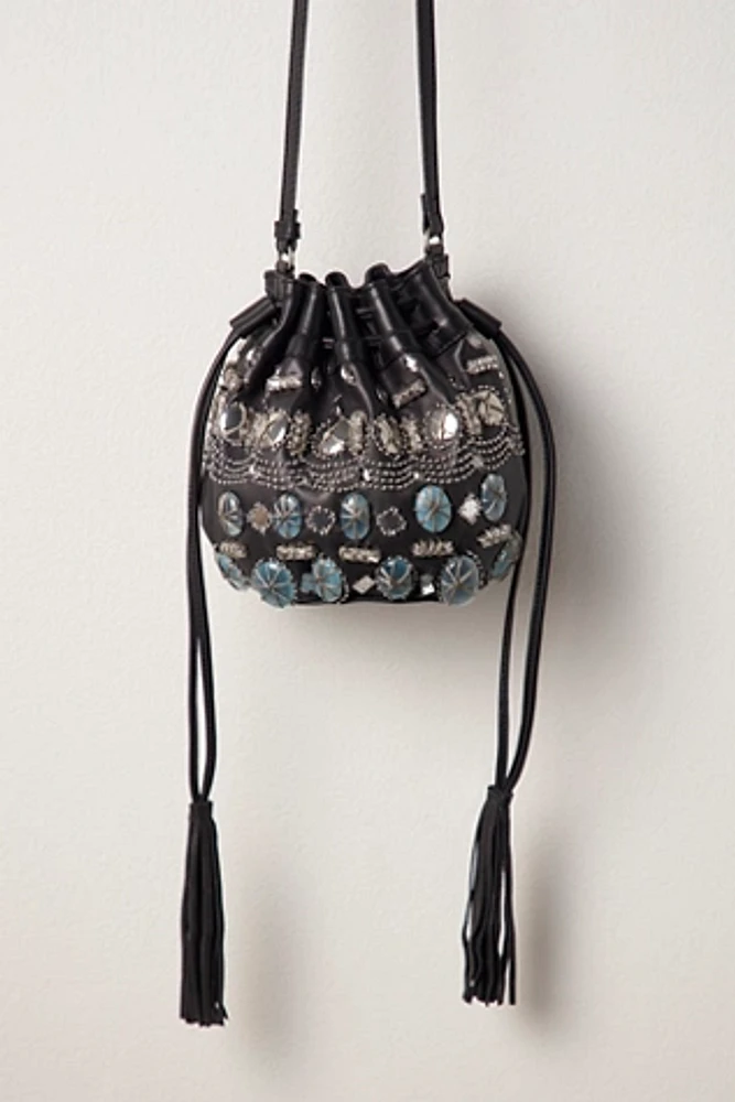 Crystal Bucket Bag