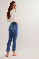 FRAME Le High Straight Jeans