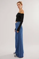 FRAME The Extra Wide-Leg Jeans