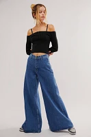 FRAME The Extra Wide-Leg Jeans