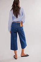 FRAME High-Rise Easy Capri Jeans