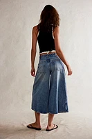 We The Free High Top Wide Crop Jeans