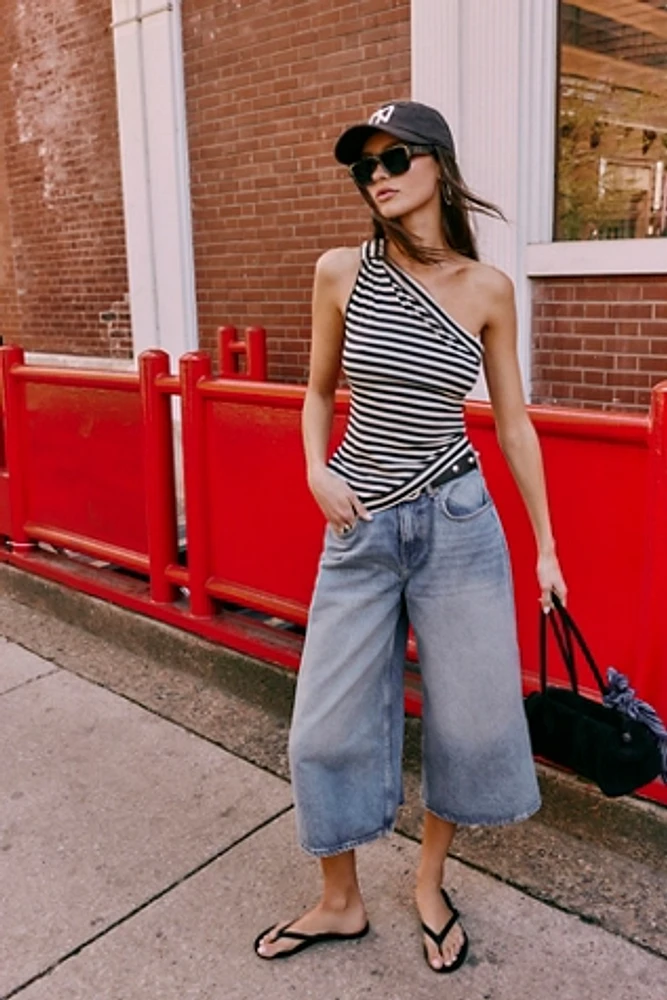 We The Free High Top Wide Crop Jeans