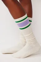 Retro Stripe Knee High Socks
