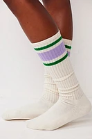 Retro Stripe Knee High Socks