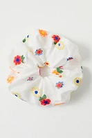 Spring Flower Jumbo Scrunchie