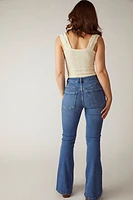 CRVY Infinite Stretch Pull-On Flare Jeans