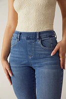 CRVY Infinite Stretch Pull-On Flare Jeans