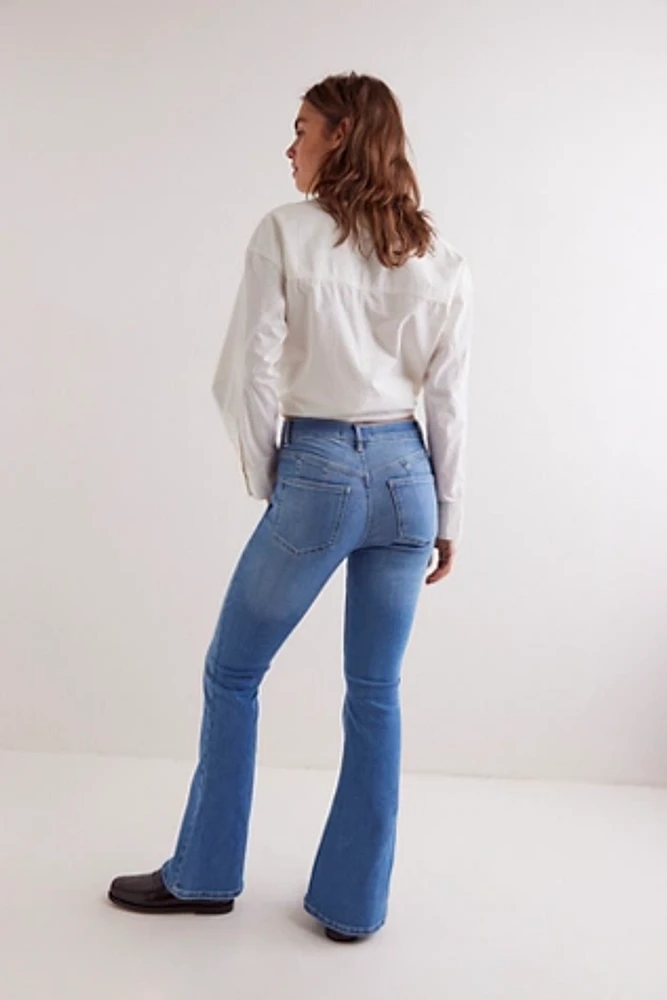 CRVY Infinite Stretch Pull-On Flare Jeans