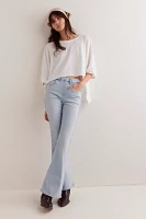 CRVY Infinite Stretch Pull-On Flare Jeans
