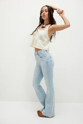 CRVY Infinite Stretch Pull-On Flare Jeans