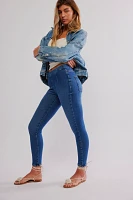 CRVY Infinite Stretch Pull-On Skinny Jeans