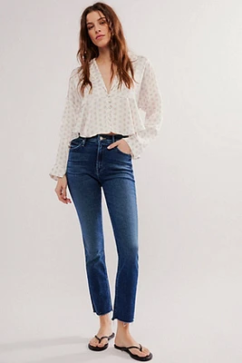 MOTHER The Mid-Rise Dazzler Ankle Jeans