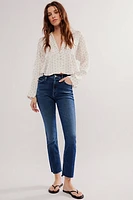 MOTHER The Mid-Rise Dazzler Ankle Jeans