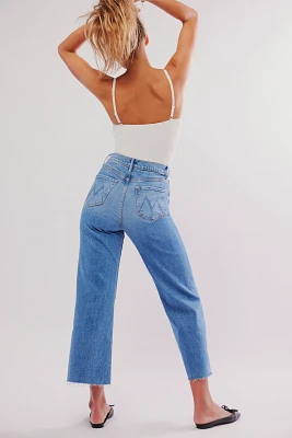 MOTHER The Maven Ankle Fray Jeans