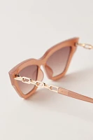 Chained Down Cateye Sunnies