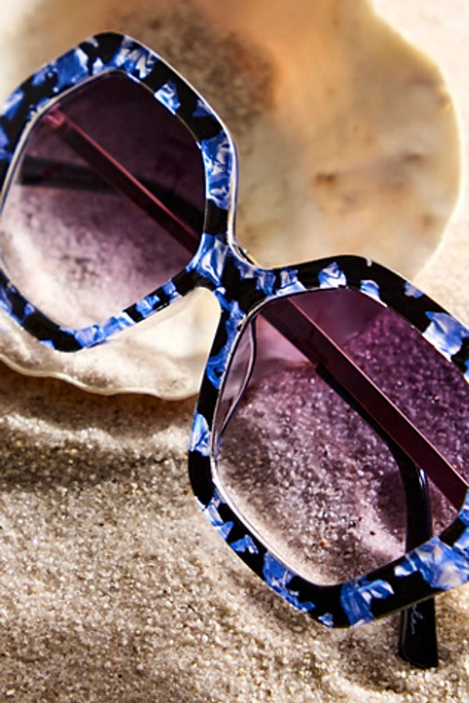 Chloe Hexagon Sunnies