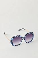 Chloe Hexagon Sunnies