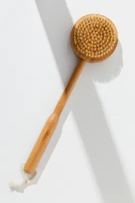 Baudelaire Bamboo Long-Handle Bath Brush
