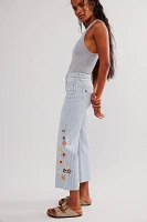 Driftwood Charlee Crop Railroad Jeans