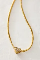 Hearts Gold Plated Choker Necklace