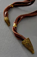 Alkemie Hawk Leather Necklace