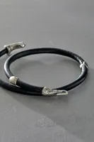 Alkemie Sterling Nugget Double Wrap Bracelet