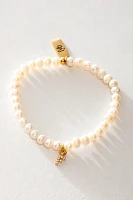 FYB Gold Pearl Identity Bracelet