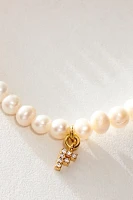 FYB Gold Pearl Identity Bracelet