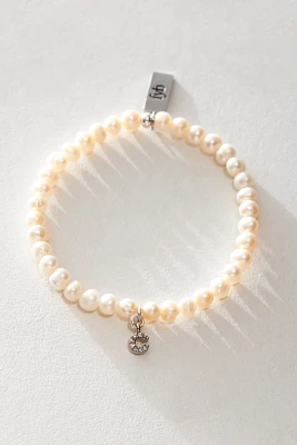 FYB Silver Pearl Identity Bracelet