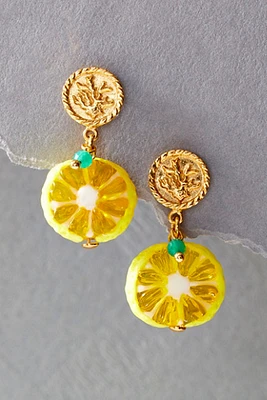 10 DECOART Lemon Earrings