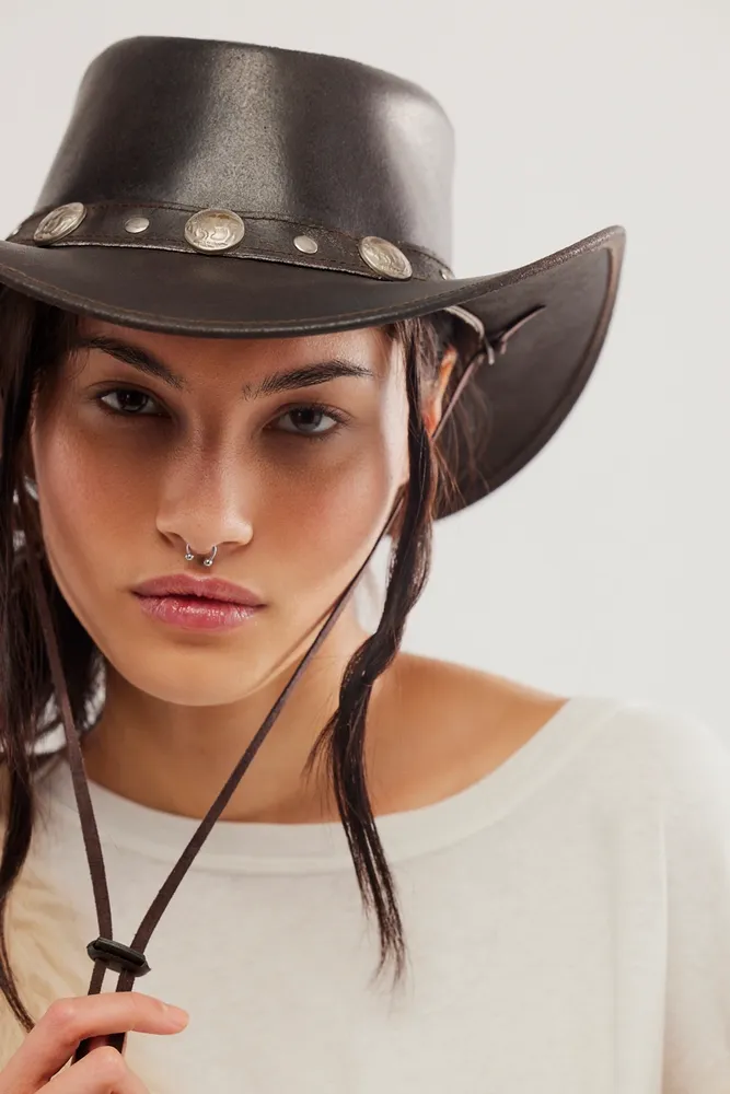 Understated Leather Gold Coast Leather Cowboy Hat