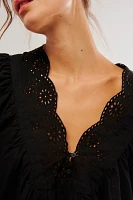 Costa Eyelet Top