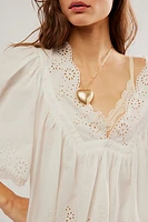 Costa Eyelet Top