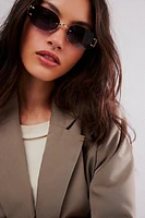 Kai Rimless Slim Sunnies